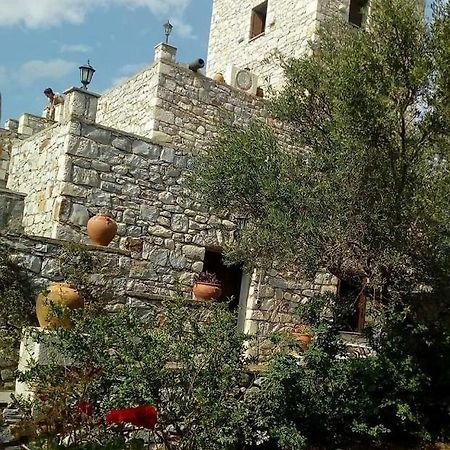 Ferienwohnung Charouda Stone Tower Pírgos Dhiroú Exterior foto